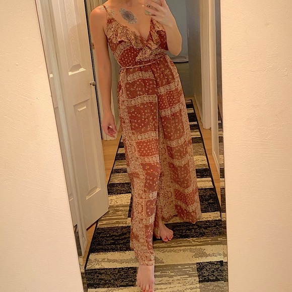 All Saints Pants - 🎚️SAINTS & SECRETS maxi romper size small NWT